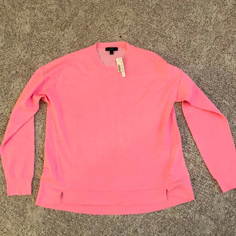 Pink Cotton crew neck